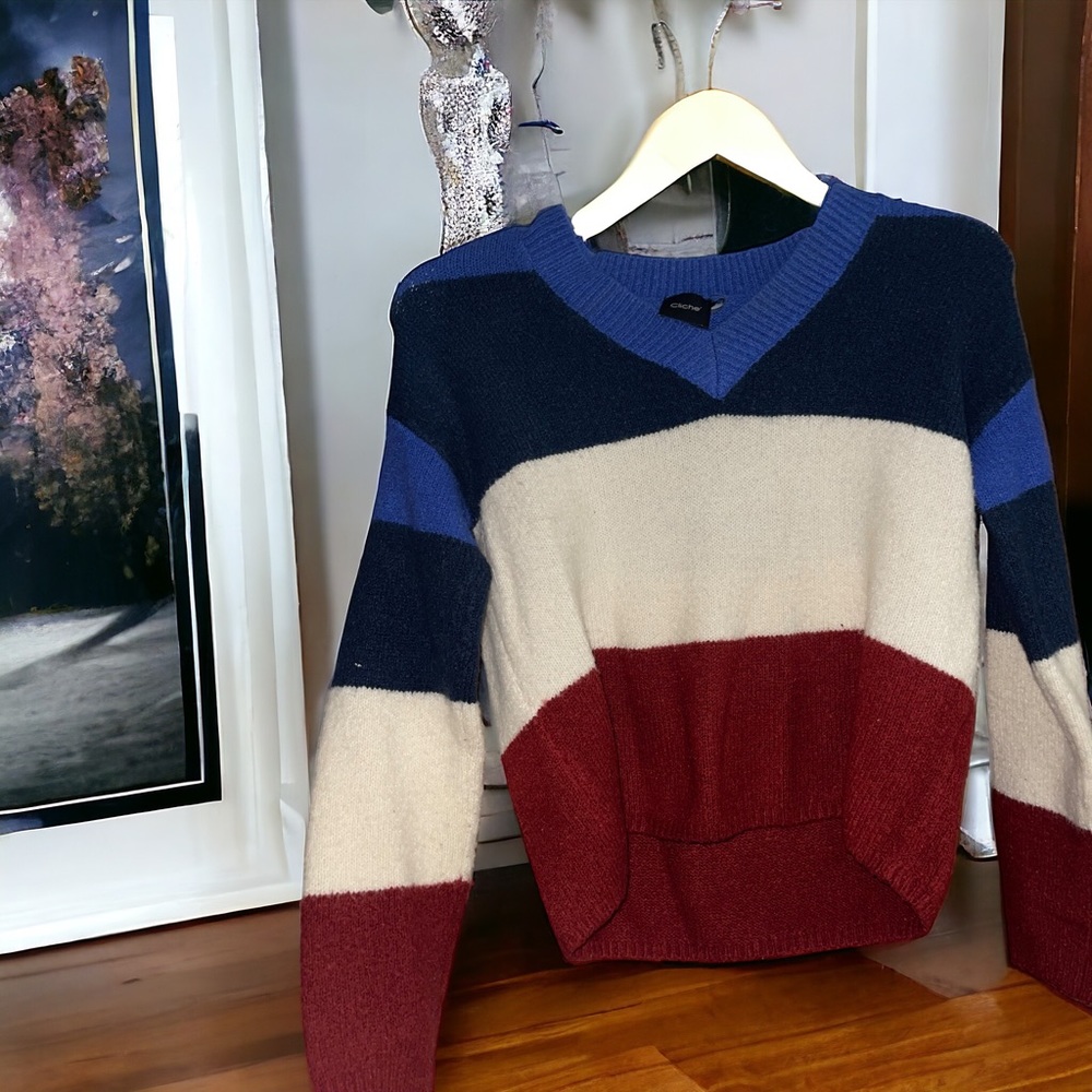 Fuzzy High-low Sweater